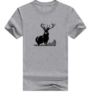 Strong Deer Pattern 3D Print T-shirt